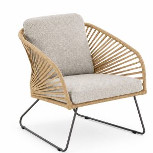 Novella settee beige 3 chair hires