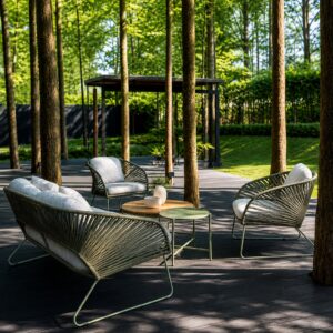 Novella settee green 11 lifestyle hires