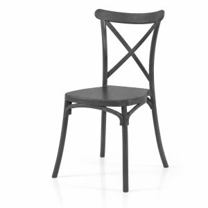 Palma chair charcoal grey hires