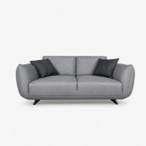Timea 2 seater medium grey
