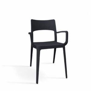 Vanity armchair charcoal grey hires