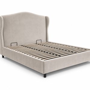 Aida Bed Stone 160x200 Angled Closed hires