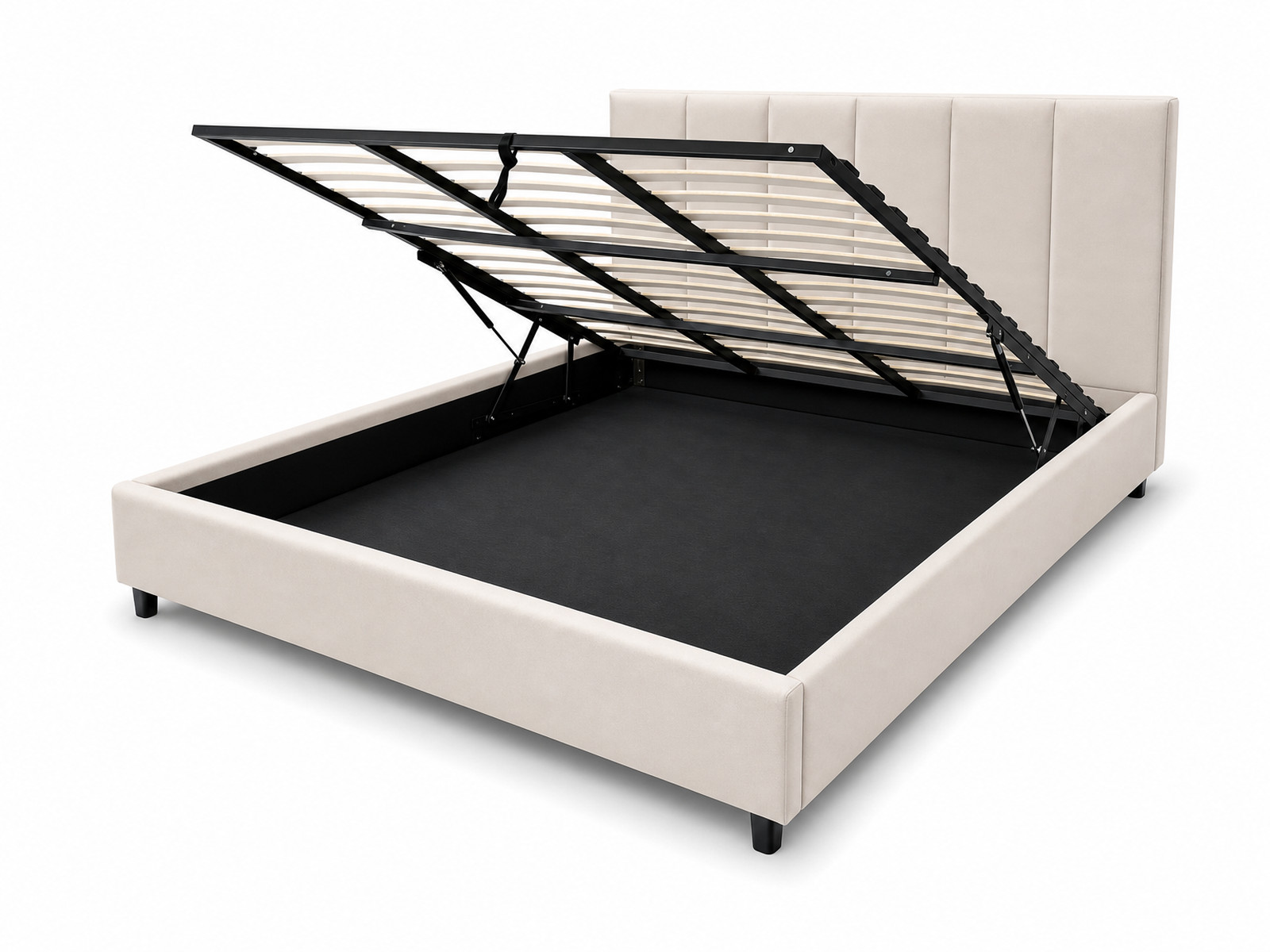 Elodie-Bed-Cream-160×200-Angled-Open-hires Elodie Bed Cream 160x200 Angled Open hires