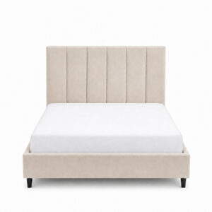 Elodie Bed Cream 174x220 Front Mattress hires
