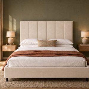 Elodie Bed Cream 180x200 Bedroom Lifestyle hires