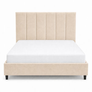 Elodie Bed Cream 180x200 Front Mattress hires