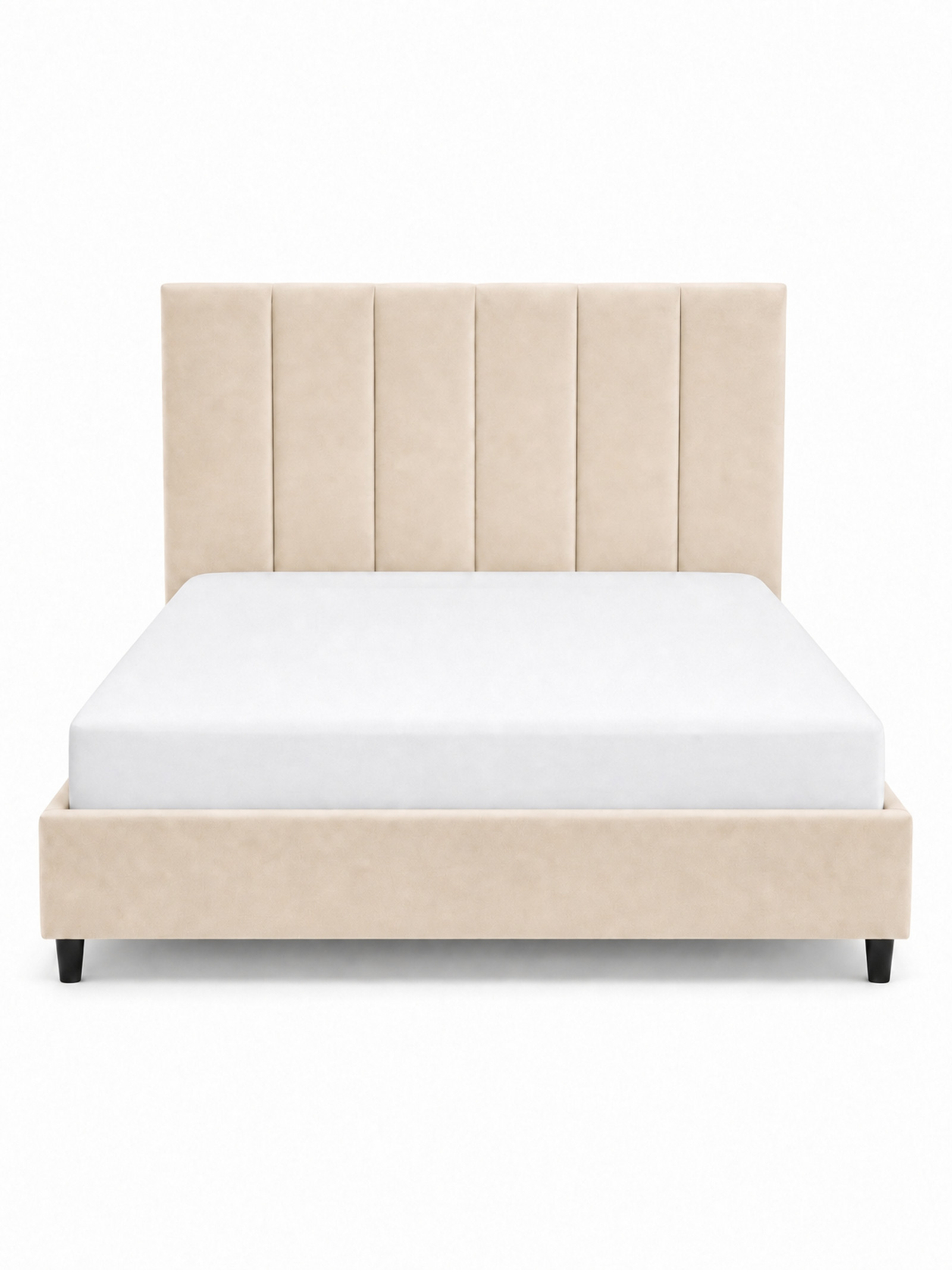 Elodie-Bed-Cream-180x200-Front-Mattress-hires Elodie Bed Cream 180x200 Front Mattress hires