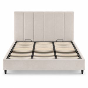 Elodie Bed Cream 180x200 Front hires