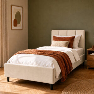 Elodie Bed Cream 90x200 Bedroom Lifestyle short hb hires