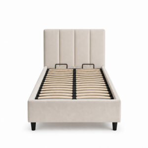 Elodie Bed Cream 90x200 Front short hb hires