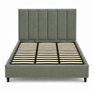 Elodie Bed Grey 160x200 Front hires