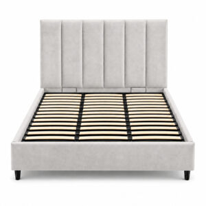 Elodie Bed Grey 160x200 Front hires