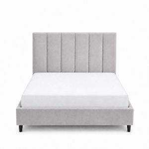 Elodie Bed Grey 174x220 Front Mattress hires