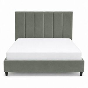 Elodie Bed Grey 180x200 Front Mattress hires