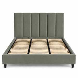 Elodie Bed Grey 180x200 Front hires