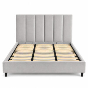 Elodie Bed Grey 180x200 Front hires