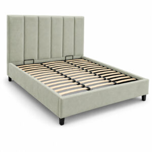Elodie Bed Sage 160x200 Angled Closed hires