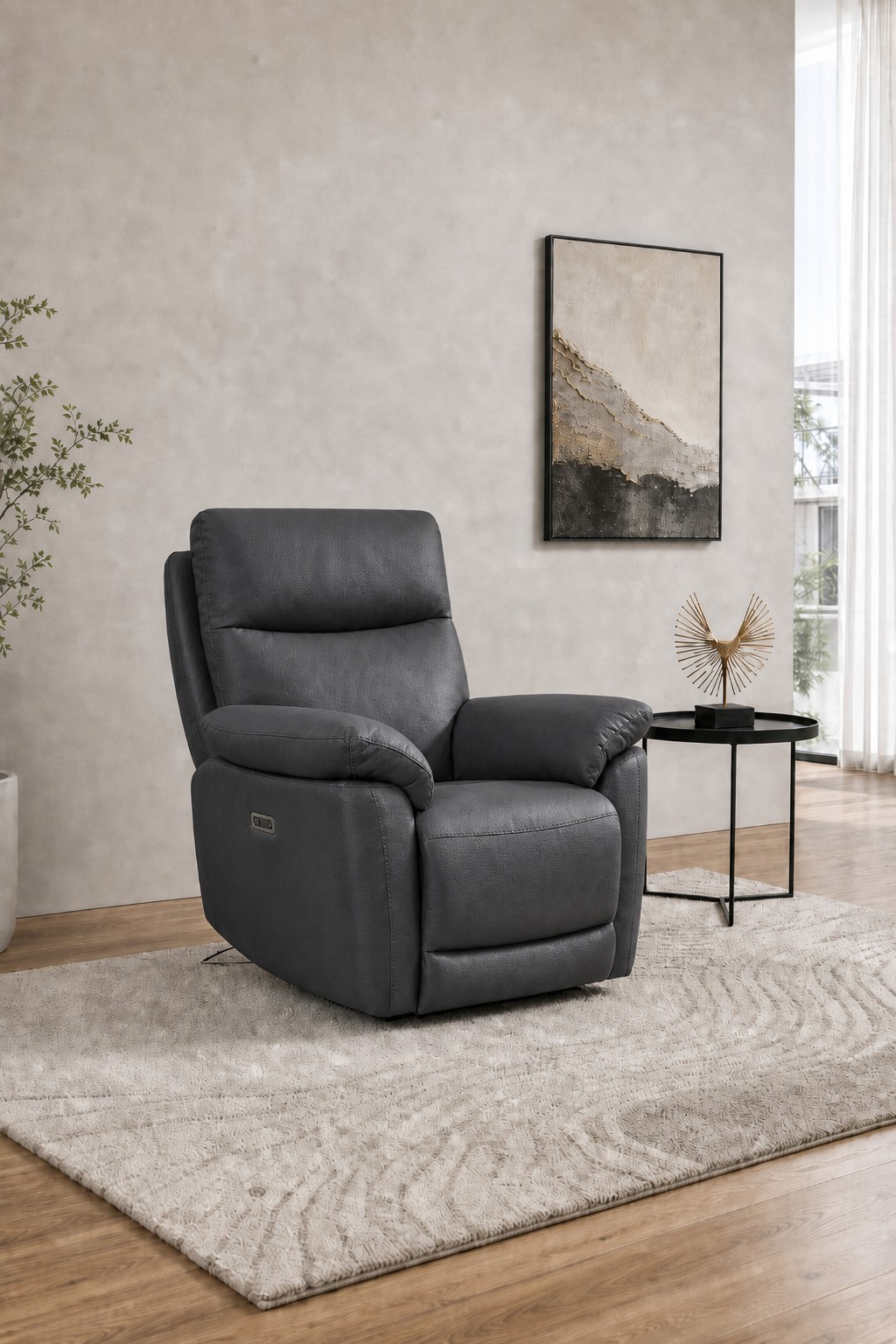 LITO GREY LEATHER 3 LITO GREY LEATHER