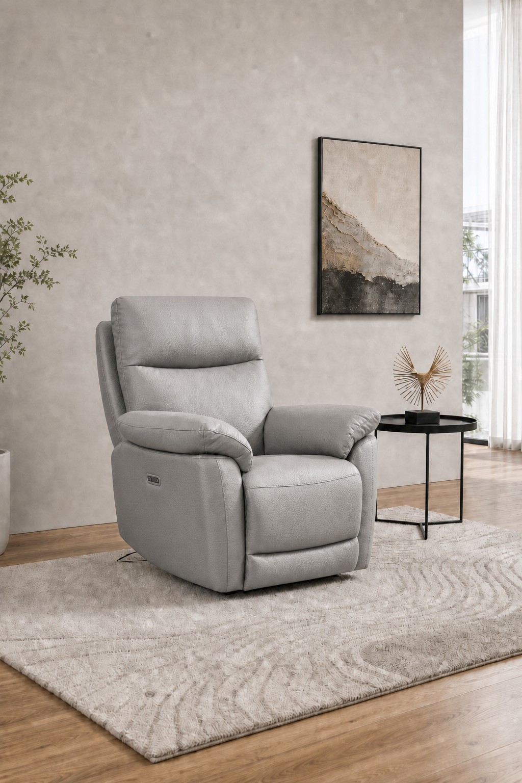 LITO LIGHT GREY LEATHER 3 LITO LIGHT GREY LEATHER