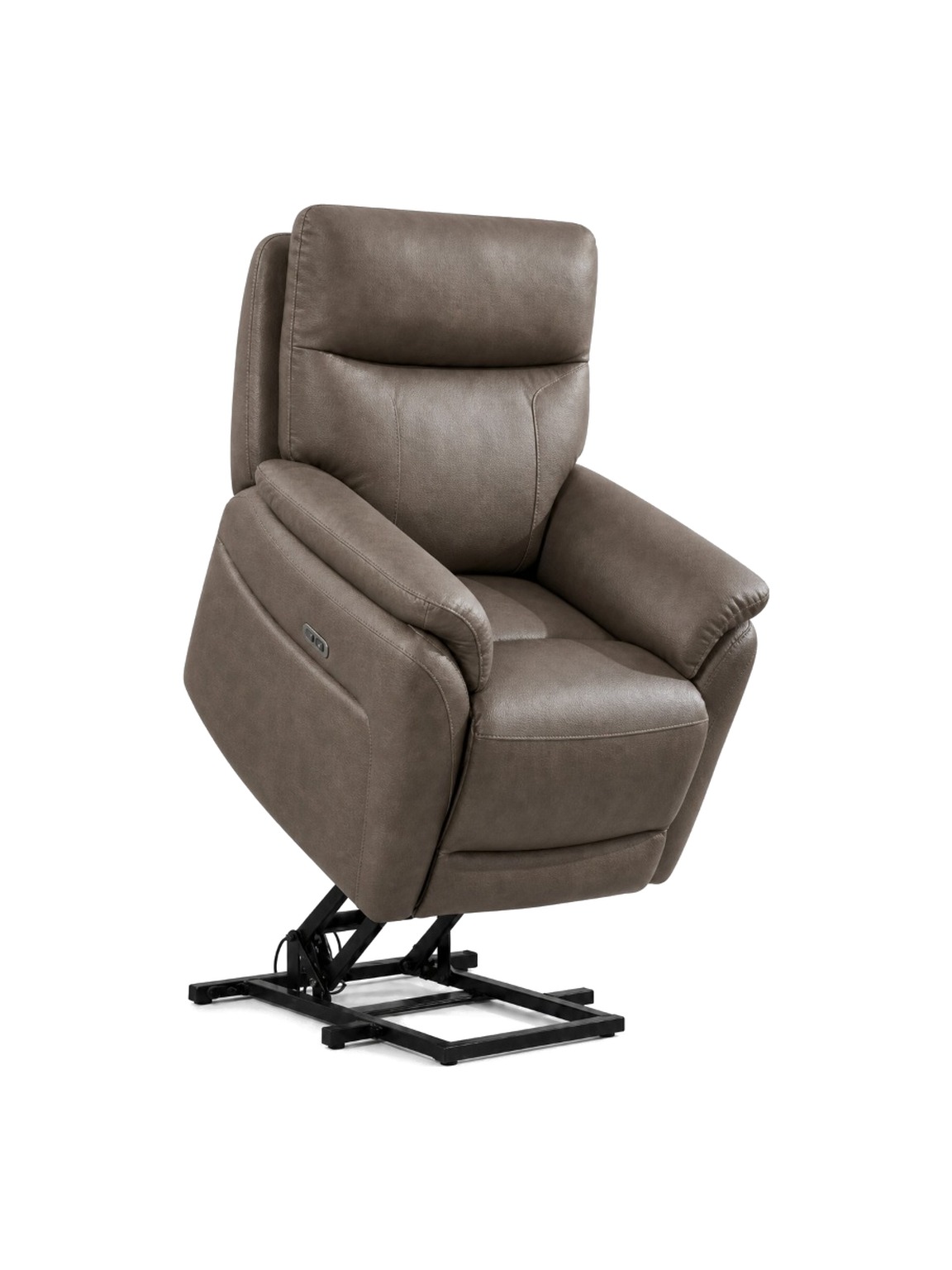 LITO-Power-Lift-Armchair-Dark-Brown-Elevated-padded-white-bg LITO Power Lift Armchair Dark Brown Elevated padded white bg