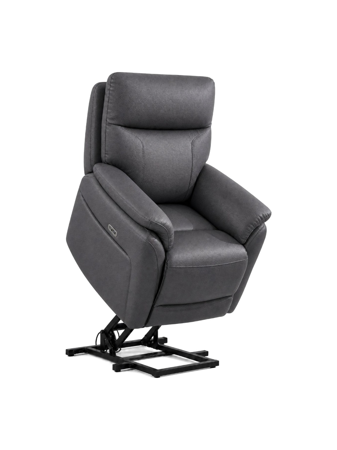 LITO-Power-Lift-Armchair-Grey-Leather-Elevated-padded-white-bg LITO Power Lift Armchair Grey Leather Elevated padded white bg
