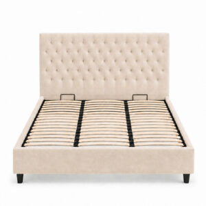 Mara Bed Cream 160x200 Front hires