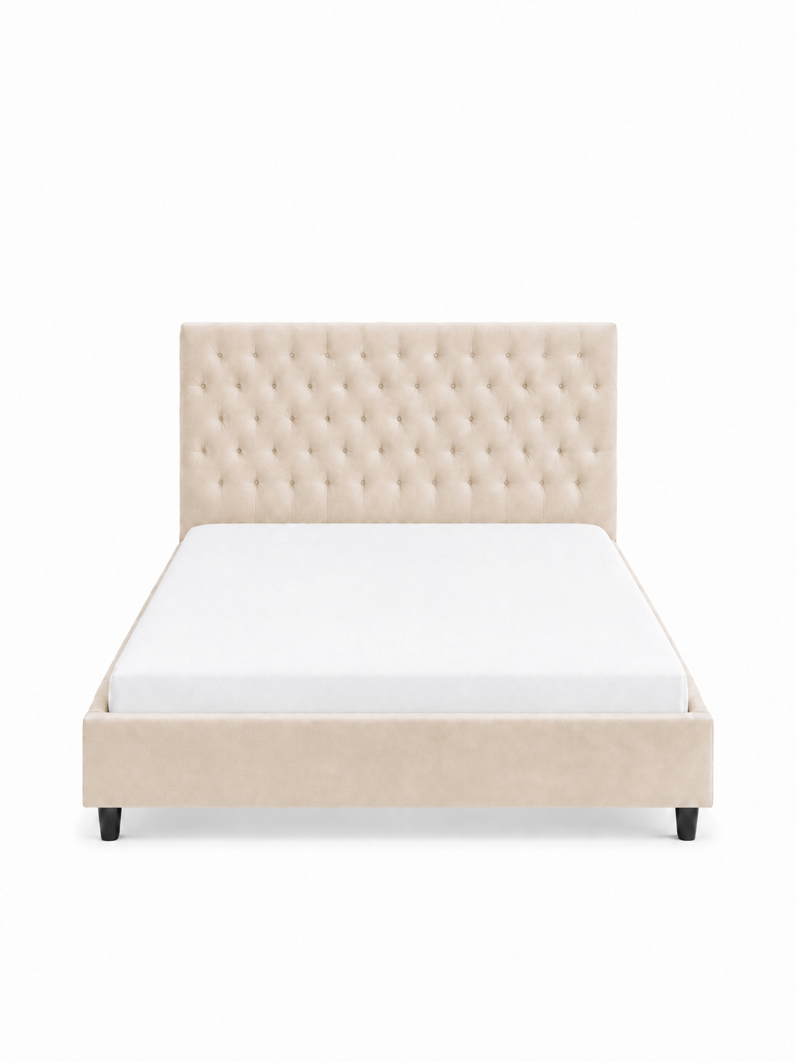 Mara-Bed-Cream-174x220-Front-Mattress-matched-hires Mara Bed Cream 174x220 Front Mattress matched hires