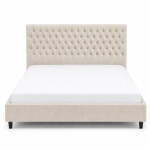 Mara Bed Cream 180x200 Front Mattress hires