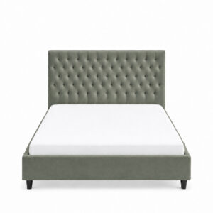 Mara Bed Grey 174x220 Front Mattress hires