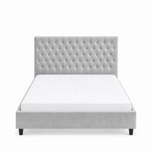 Mara Bed Grey 174x220 Front Mattress hires (1)