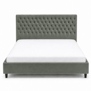 Mara Bed Grey 180x200 Front Mattress hires