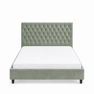 Mara Bed Sage 174x220 Front Mattress hires (1)