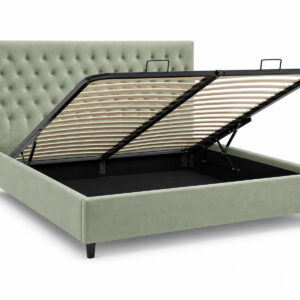 Mara Bed Sage 180x200 Angled Open hires