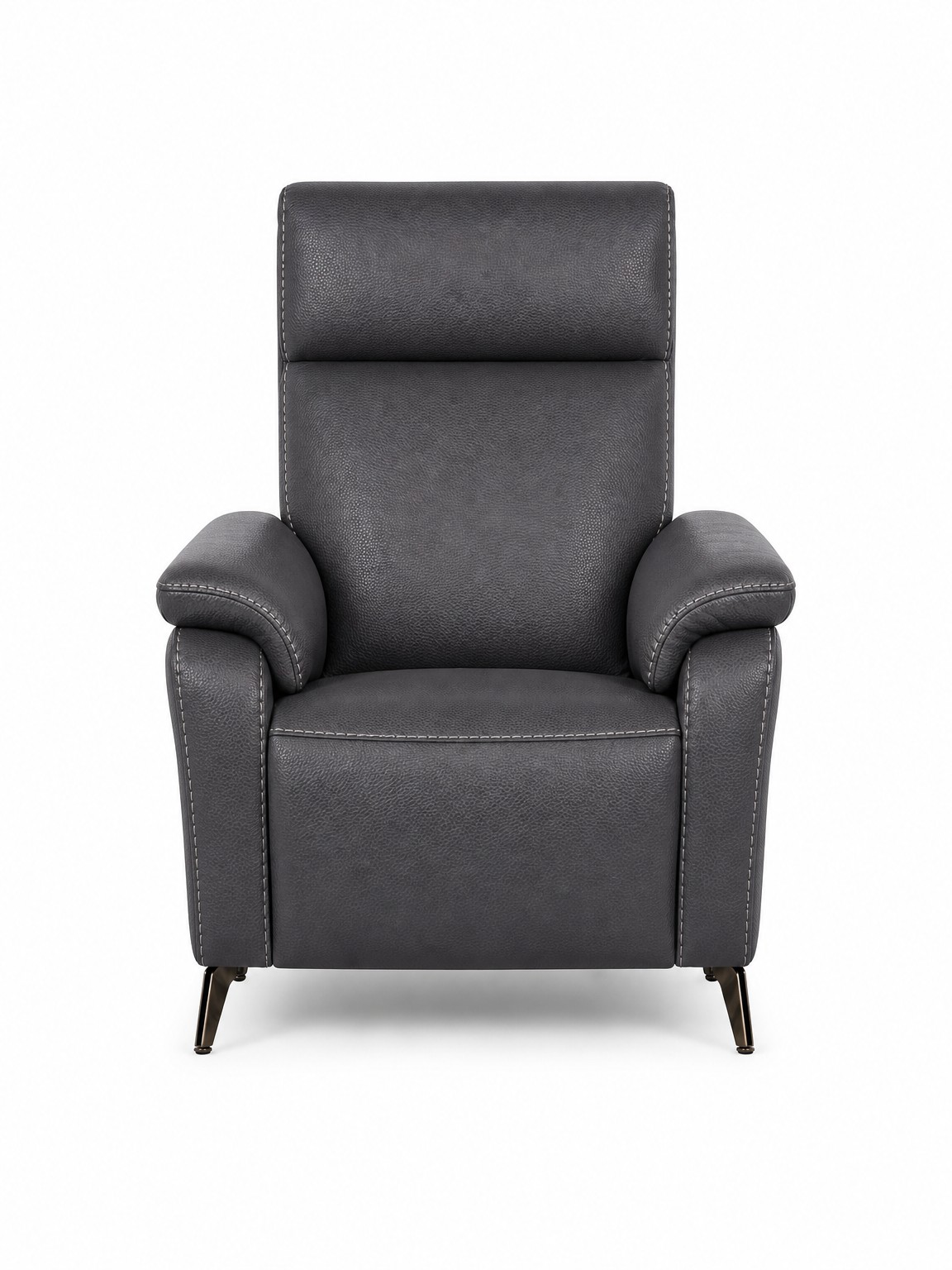 RAVENNA-1Seater-Armchair-Dark-Grey-Front-white-bg RAVENNA 1Seater Armchair Dark Grey Front white bg