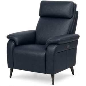 RAVENNA 1Seater Armchair Dark Navy Angled white bg