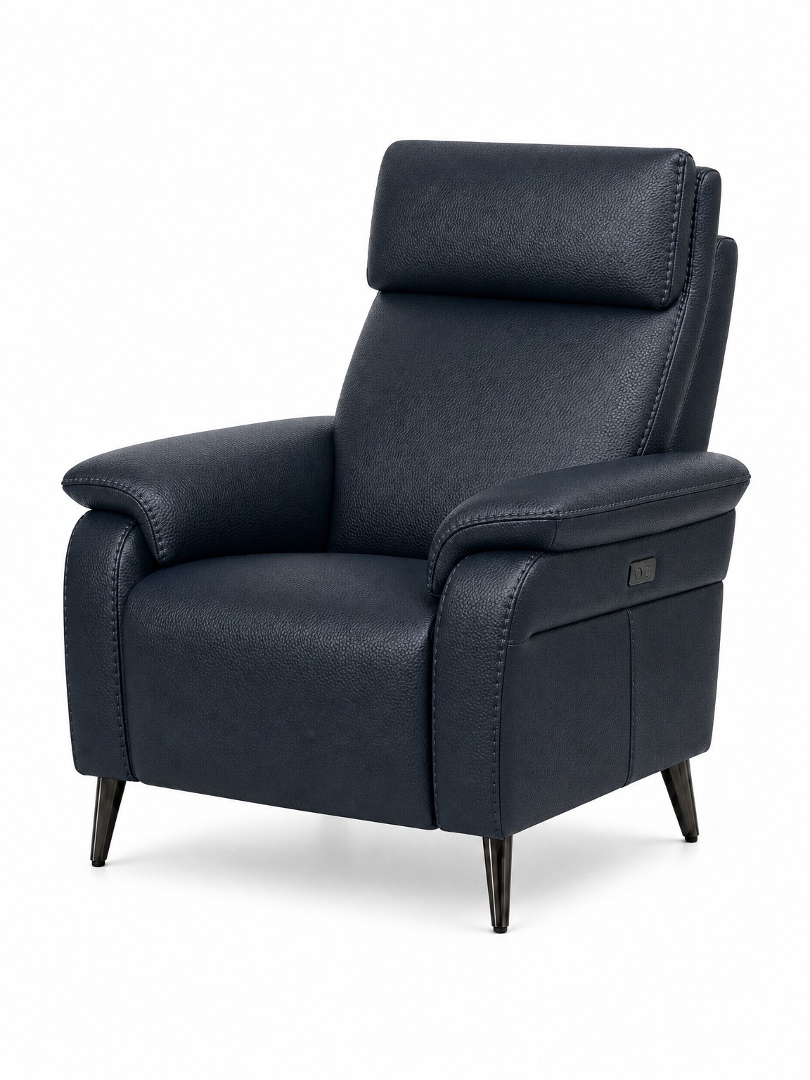 RAVENNA-1Seater-Armchair-Dark-Navy-Angled-white-bg RAVENNA 1Seater Armchair Dark Navy Angled white bg