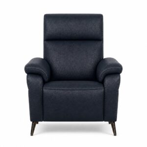 RAVENNA 1Seater Armchair Dark Navy Front white bg