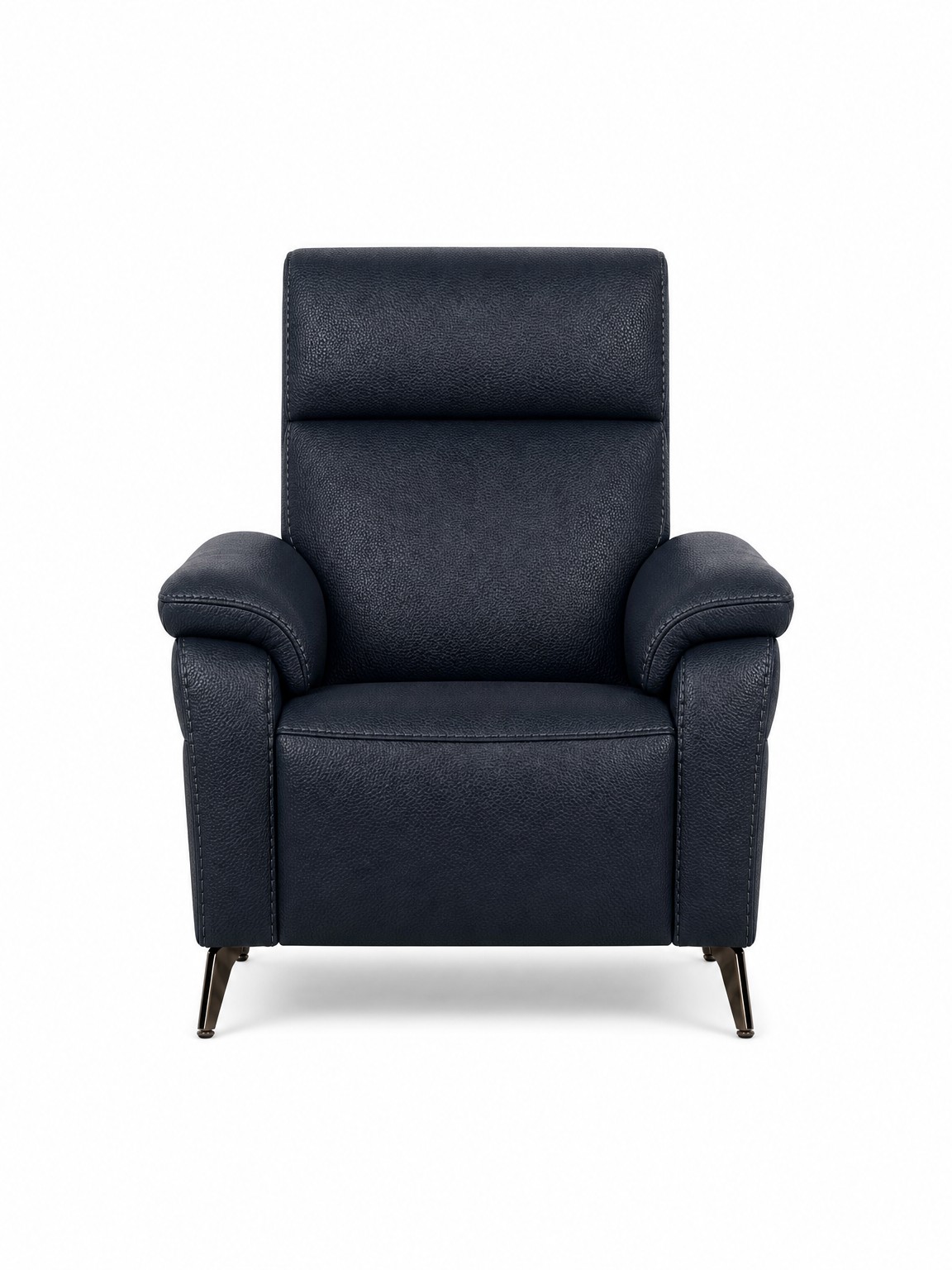 RAVENNA-1Seater-Armchair-Dark-Navy-Front-white-bg RAVENNA 1Seater Armchair Dark Navy Front white bg