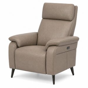 RAVENNA 1Seater Armchair Latte Angled white bg