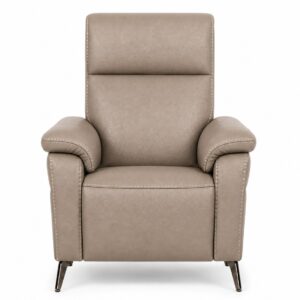 RAVENNA 1Seater Armchair Latte Front white bg