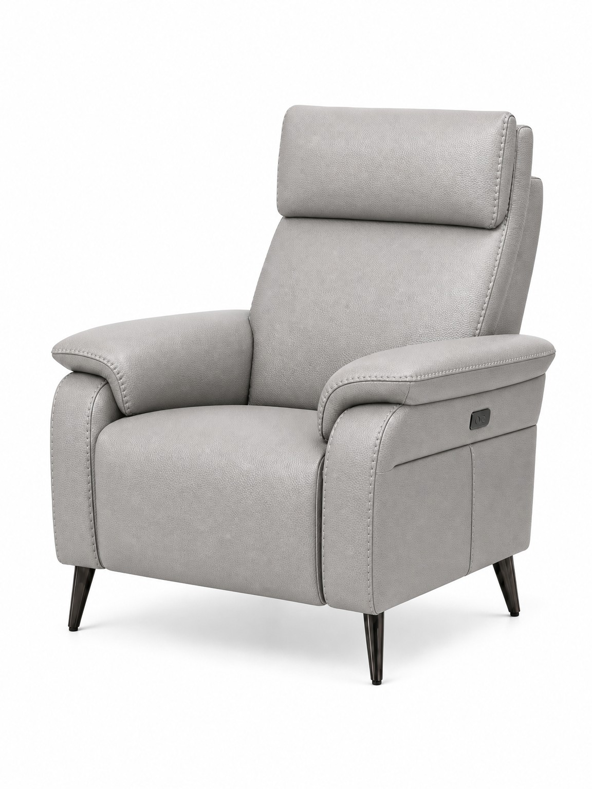 RAVENNA-1Seater-Armchair-Light-Grey-Angled-white-bg RAVENNA 1Seater Armchair Light Grey Angled white bg