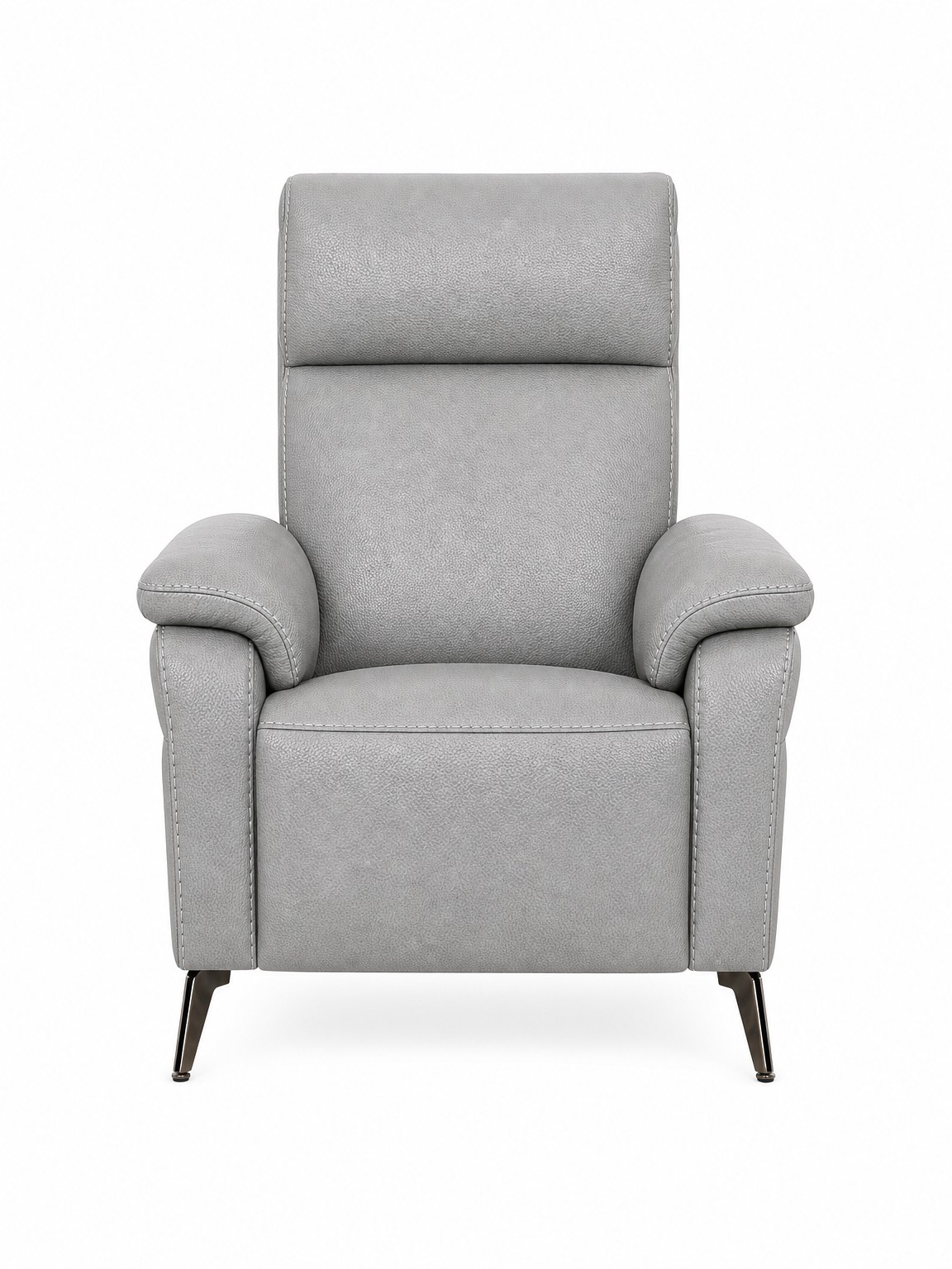 RAVENNA-1Seater-Armchair-Light-Grey-Front-white-bg RAVENNA 1Seater Armchair Light Grey Front white bg