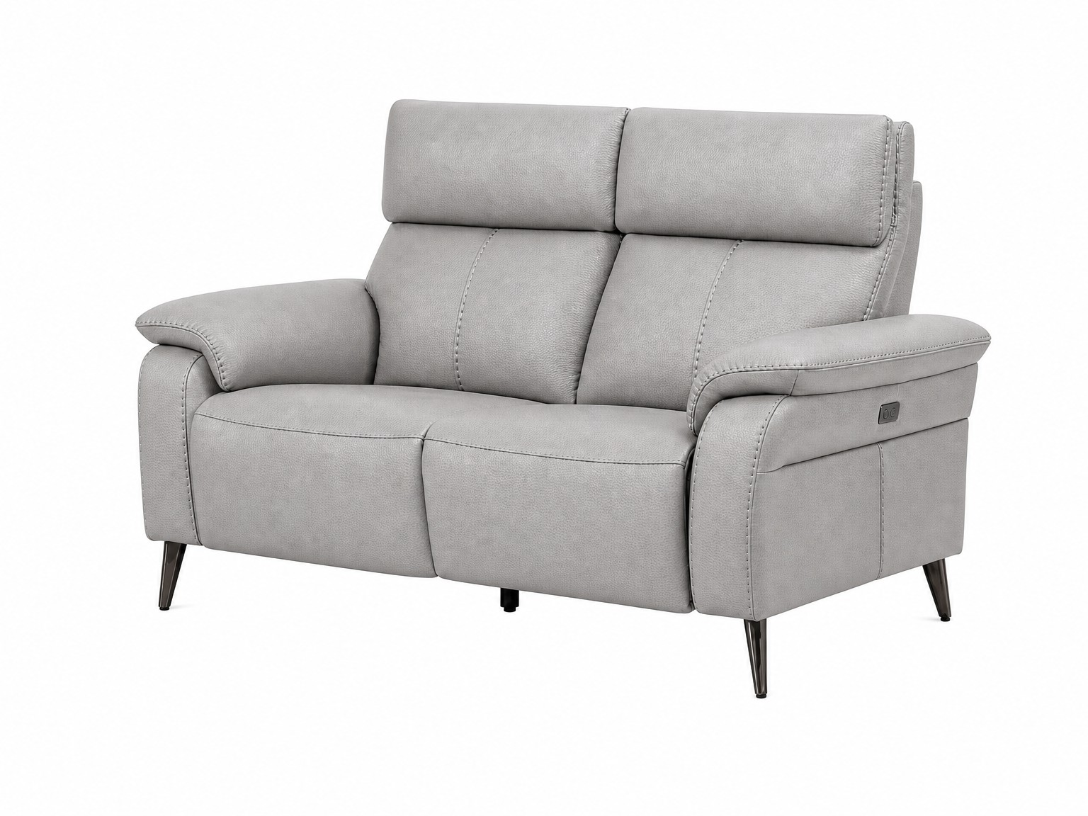 RAVENNA-2Seater-Sofa-Light-Grey-Angled-white-bg RAVENNA 2Seater Sofa Light Grey Angled white bg