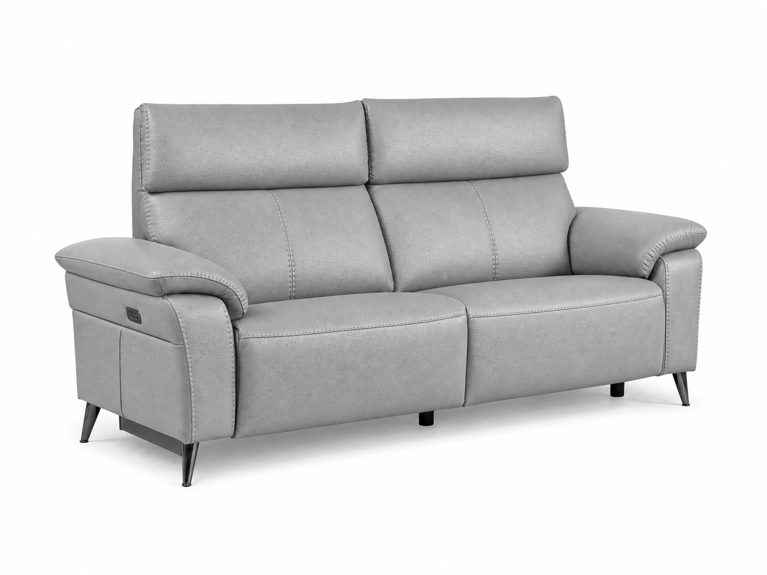 RAVENNA-3Seater-Sofa-Light-Grey-Angled-white-bg RAVENNA 3Seater Sofa Light Grey Angled white bg