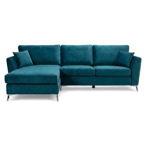 Guarda corner sofa turquoise front