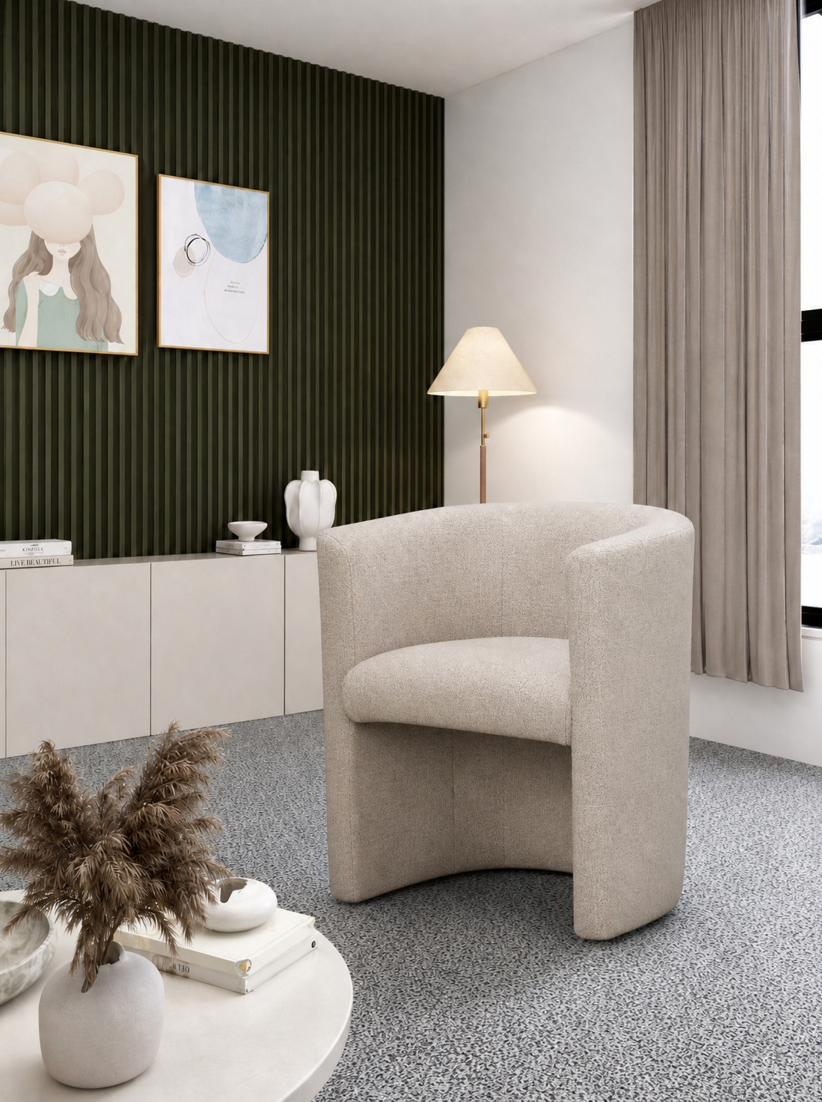 kora-armchair-beige-chenille-3 Kora armchair beige chenille