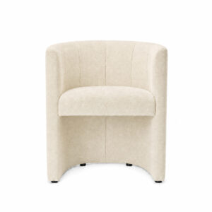 Kora armchair cream chenille