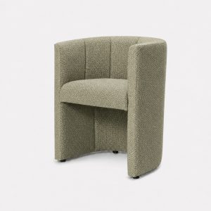 Kora armchair woven herringbone