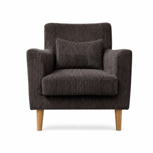 Lounge one armchair charcoal grey