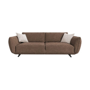 Timea 3seater brown beige cushions